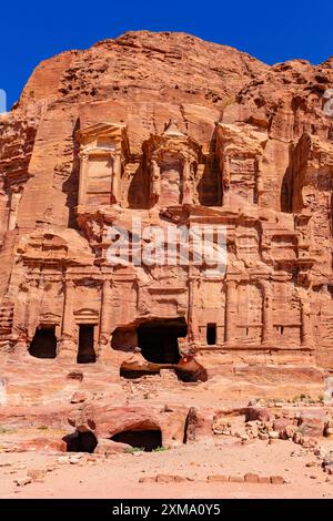 Korinthische Grab, Petra, Jordanien Stockfoto