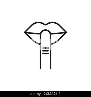 Bitte machen Sie die Icon Outline Kollektion oder setzen Sie sie in Schwarz-weiß-Kontur ein Stock Vektor