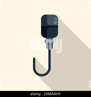 Das elektronische Thermometer zeigt eine hohe Körpertemperatur, Fieber und Krankheit an Stock Vektor