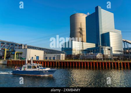 Das von Uniper betriebene Kohlekraftwerk Datteln 4 am Dormtund-Ems-Kanal soll nach der Kohle im Sommer 2020 online gehen Stockfoto