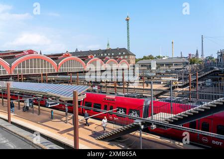 Kopenhagen Hauptbahnhof, Kopenhagen Hauptbahnhof, Dänemark Stockfoto