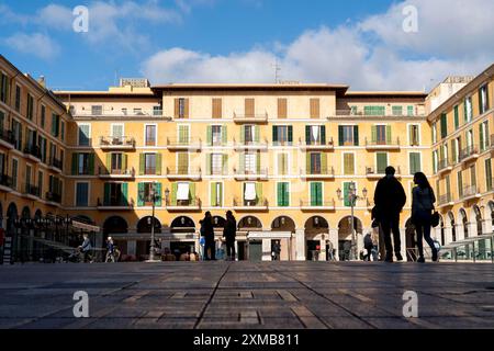 Placa Major, Platz in der Altstadt von Palma de Mallorca, Mallorca, Spanien Stockfoto