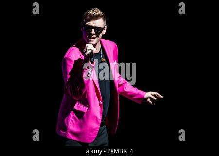 Italien, 25. Juli 2024 Nick Carter von Backstreet Boys live im TAM – Teatro Arcimboldi Mailand – Mailand, © Luna La Chimia/Alamy Stockfoto