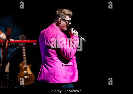 Italien, 25. Juli 2024 Nick Carter von Backstreet Boys live im TAM – Teatro Arcimboldi Mailand – Mailand, © Luna La Chimia/Alamy Stockfoto