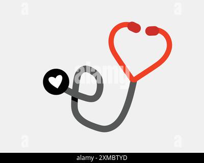 Herz Herz Herz Herz Herz Herz Gesundheit medizinische Versorgung Check-up Illustration Stock Vektor