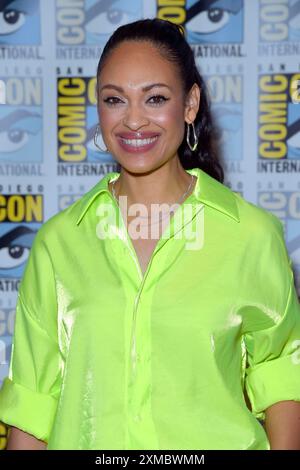 Cynthia Addai-Robinson beim Photocall zur 2. Staffel der Amazon Prime Videoserie The Lord of the Rings: The Rings of Power / der Herr der Ringe: Die Ringe der Macht auf der San Diego Comic-Con International 2024 im Hilton Bayfront Hotel. San Diego, 26.07.2024 Stockfoto