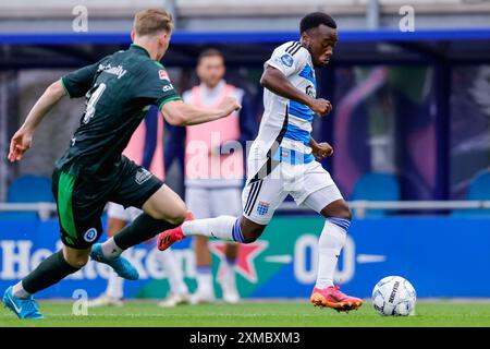 Zwolle, Niederlande. Juli 2024. ZWOLLE, NIEDERLANDE - 26. JULI: Thierry Lutonda von PEC Zwolle während des Freundschaftsspiels zwischen PEC Zwolle und de Graafschap im MAC3Parkstadion am 26. Juli 2024 in Zwolle, Niederlande. (Foto von Raymond Smit/Orange Pictures) Credit: Orange Pics BV/Alamy Live News Stockfoto