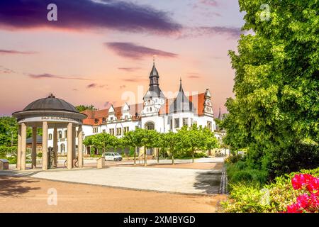 Altstadt von Bad Schmiedeberg, Deutschland Stockfoto