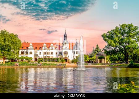 Altstadt von Bad Schmiedeberg, Deutschland Stockfoto