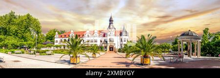 Altstadt von Bad Schmiedeberg, Deutschland Stockfoto