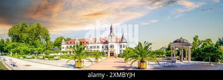 Altstadt von Bad Schmiedeberg, Deutschland Stockfoto