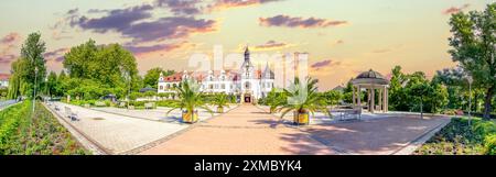 Altstadt von Bad Schmiedeberg, Deutschland Stockfoto