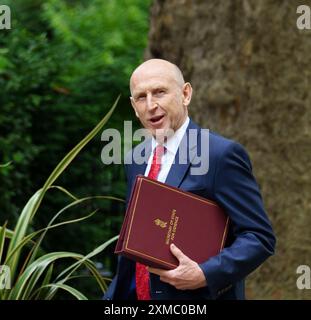 Downing Street, London, Großbritannien. 23. Juli 2024: RT Hon Jon Healey, Verteidigungsminister, kommt ins Kabinett Stockfoto