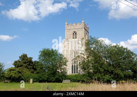 St. Marien Kirche, Wiveton, Norfolk Stockfoto