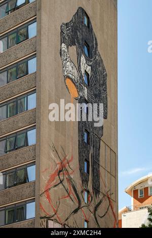 Vandal Street Art von Nick Walker, Bristol, Somerset, England Stockfoto