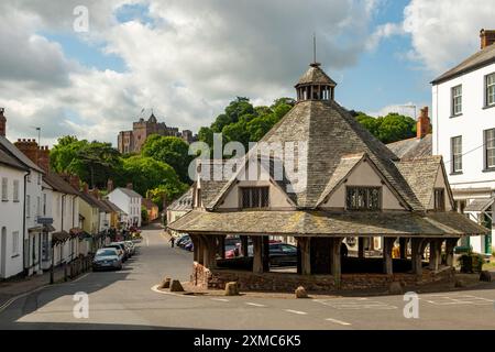 Yarn Market, Dunster, Somerset, England Stockfoto