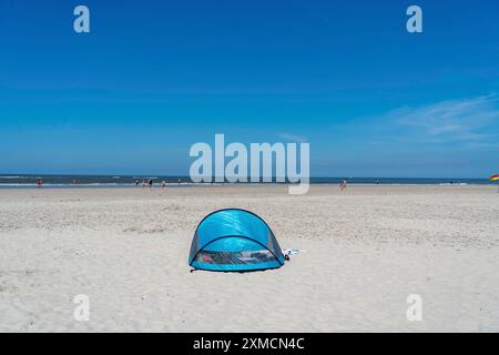 Nordseeinsel Langeoog, Frühsommer, Strandschale, Niedersachsen, Deutschland Stockfoto