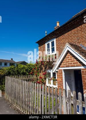 Rose Cottage, Harnham Water Meadows, Salisbury, Wiltshire, England, GROSSBRITANNIEN, GB. Stockfoto