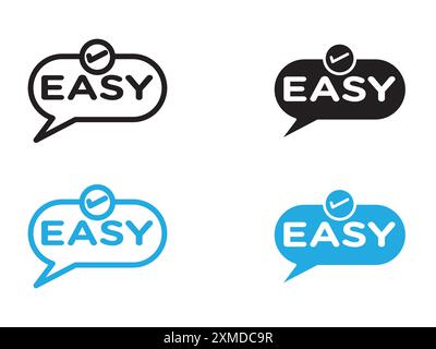 Einfaches Symbol Vektorlinie Logo-Zeichen oder Symbol Set Kollektion Umrissstil Stock Vektor