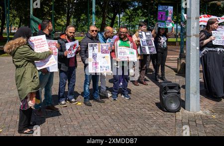 Demonstration von Bangladeschi in Limerick, Irland, 27. Juli 2024 Stockfoto