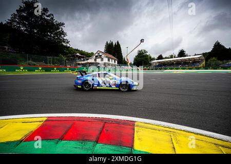 Spa-Francorchamps, Belgien. Juli 2024. #20 Dirk Schouten (NL, Ombra), Porsche Mobil 1 Supercup auf dem Circuit de Spa-Francorchamps am 27. Juli 2024 in Spa-Francorchamps, Belgien. (Foto von HOCH ZWEI) Credit: dpa/Alamy Live News Stockfoto