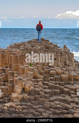 Nordirland, County Antrim, Giant's Causeway Stockfoto