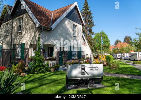 Ehemaliges Grubenbaugut Teutoburgia, Teil der Route des Industriellen Erbes, in Herne, Nordrhein-Westfalen Stockfoto