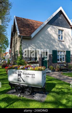 Ehemaliges Grubenbaugut Teutoburgia, Teil der Route des Industriellen Erbes, in Herne, Nordrhein-Westfalen Stockfoto