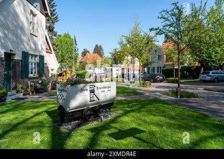 Ehemaliges Grubenbaugut Teutoburgia, Teil der Route des Industriellen Erbes, in Herne, Nordrhein-Westfalen Stockfoto