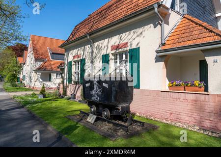 Ehemaliges Grubenbaugut Teutoburgia, Teil der Route des Industriellen Erbes, in Herne, Nordrhein-Westfalen Stockfoto