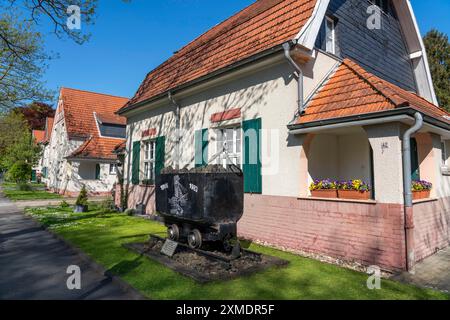 Ehemaliges Grubenbaugut Teutoburgia, Teil der Route des Industriellen Erbes, in Herne, Nordrhein-Westfalen Stockfoto