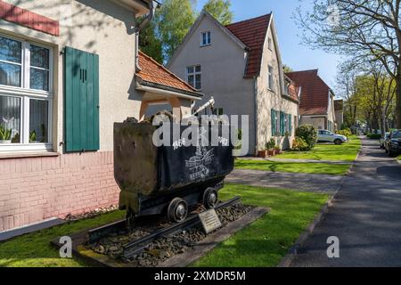 Ehemaliges Grubenbaugut Teutoburgia, Teil der Route des Industriellen Erbes, in Herne, Nordrhein-Westfalen Stockfoto