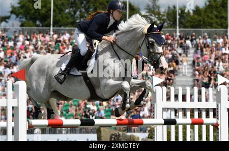 Juli 2024 Agria Royal International Horse Show. Hickstead Showground UK. Der Queen Elizabeth II Cup. Quelle: Leo Mason ALAMY Live & Sport. Stockfoto