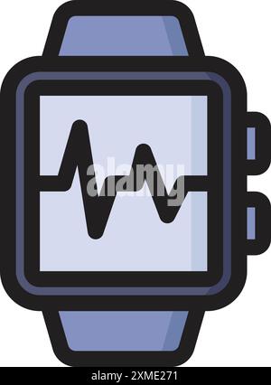 Smartwatch-Symbol Stock Vektor