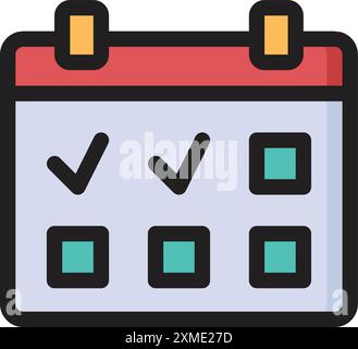 Symbol „Trainingsplan“ Stock Vektor