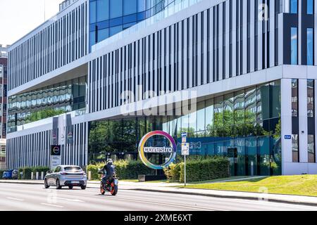 Hauptsitz der Covestro AG in Leverkusen, Chempark, Nordrhein-Westfalen Stockfoto