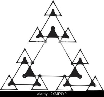 Abstrakte Geometrische Vektorform 32 Stock Vektor