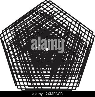 Abstrakte Geometrische Vektorform 16 Stock Vektor