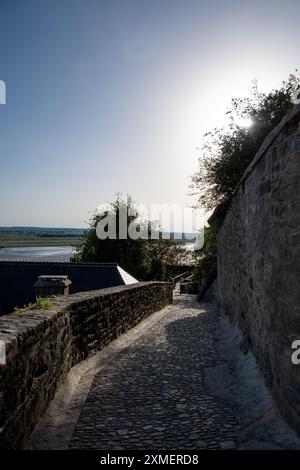 Les Rempars, St. Michaels Berg, Normandie, Frankreich Stockfoto