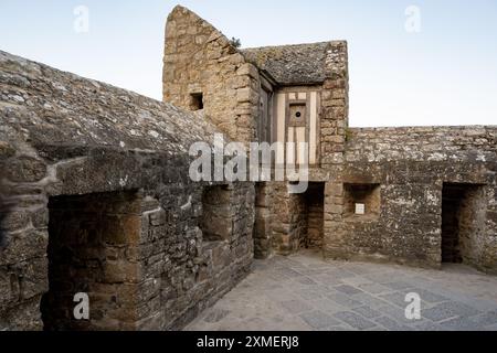 Les Rempars, St. Michaels Berg, Normandie, Frankreich Stockfoto