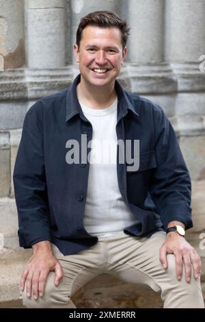 Bild von Mark Passmore/. 27/07/2024. Porträt von Steve Race, dem Labour-Abgeordneten von Exeter, nachdem er den Sitz bei den Parlamentswahlen 2024 gewonnen hatte. Stockfoto