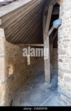 Les Rempars, St. Michaels Berg, Normandie, Frankreich Stockfoto