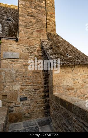 Les Rempars, St. Michaels Berg, Normandie, Frankreich Stockfoto