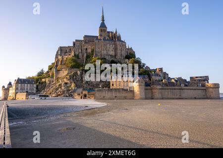 Saint Michel's Mount, Normandie, Frankreich Stockfoto