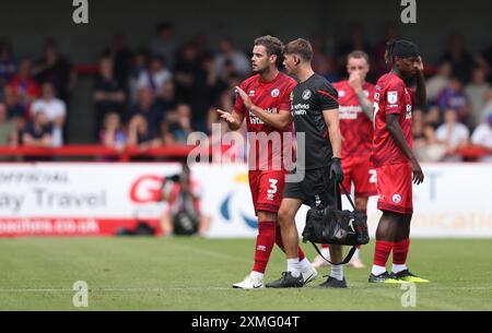 Crawley Town's Dion Conroy wird ersetzt Stockfoto