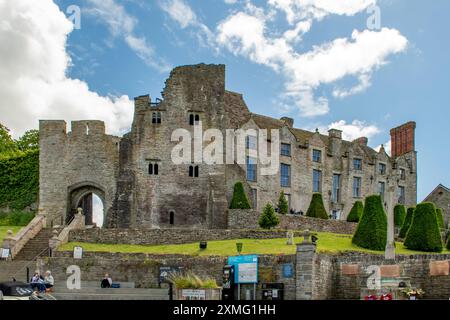 Hey Castle, Hay-on-Wye, Powys, Wales Stockfoto