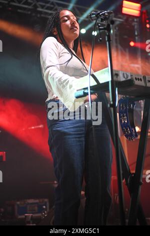 27. Juli 2024, Sheffield, South Yorkshire, U. K: Auftritt beim Tramlines Festival 2024, Sheffield, Großbritannien (Credit Image: © Robin Burns/ZUMA Press Wire) NUR REDAKTIONELLE VERWENDUNG! Nicht für kommerzielle ZWECKE! Stockfoto