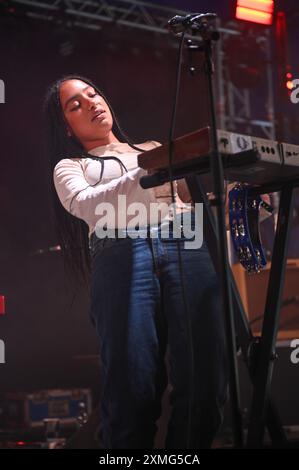 27. Juli 2024, Sheffield, South Yorkshire, U. K: Auftritt beim Tramlines Festival 2024, Sheffield, Großbritannien (Credit Image: © Robin Burns/ZUMA Press Wire) NUR REDAKTIONELLE VERWENDUNG! Nicht für kommerzielle ZWECKE! Stockfoto