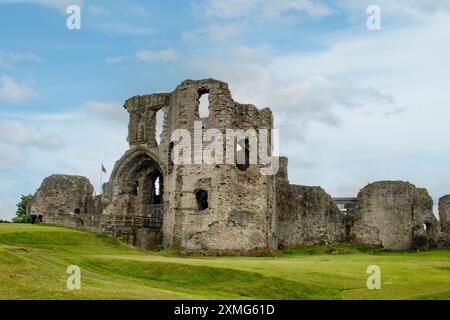 Denbigh Castle, Denbigh, Wales Stockfoto