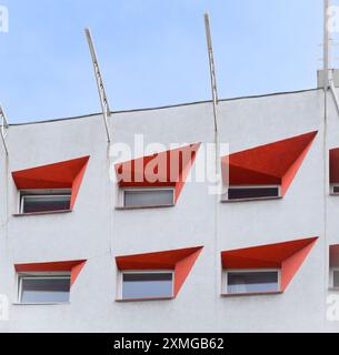 Wien, Österreich - Collegium Hungaricum (Ungarisches Kulturinstitut) von László Rajk Stockfoto